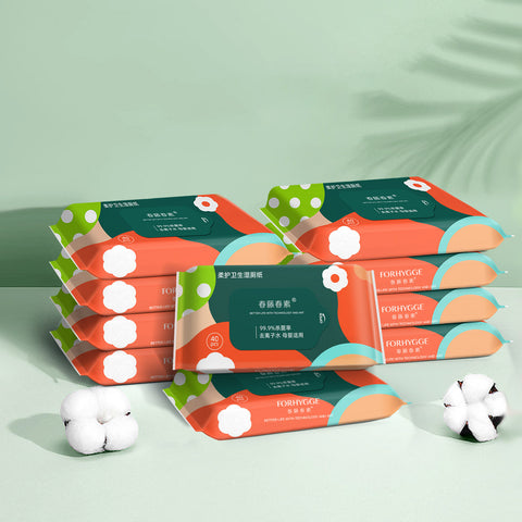 Gentle Care Flushable Wet Toilet Wipes