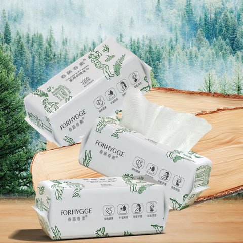 Water Wave Printed Facial Tissue