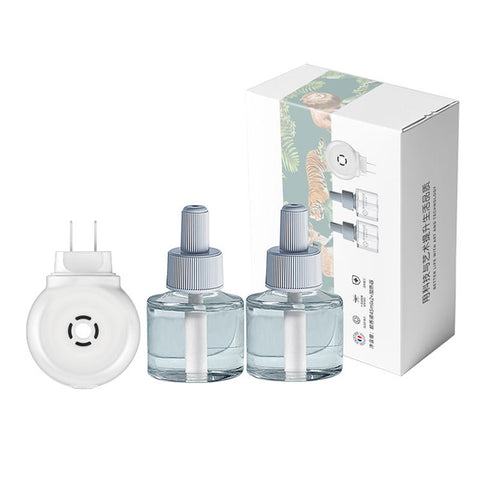 Jungle Series: Electric Mosquito Repellent Liquid Heater 2-in-1 Package