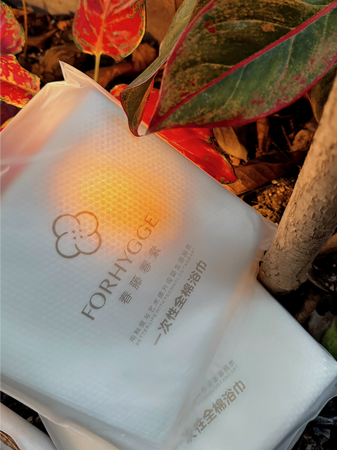 2-in-1 Thickened Disposable Cotton Bath Towel & Washcloth