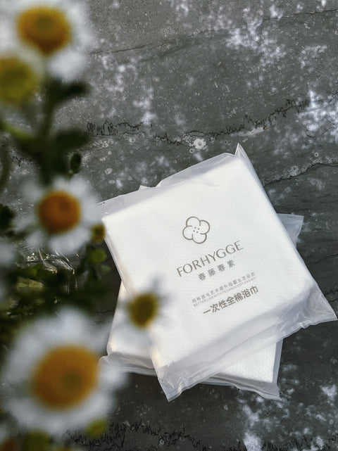 2-in-1 Thickened Disposable Cotton Bath Towel & Washcloth