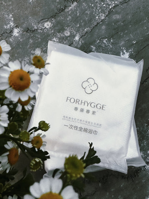 2-in-1 Thickened Disposable Cotton Bath Towel & Washcloth