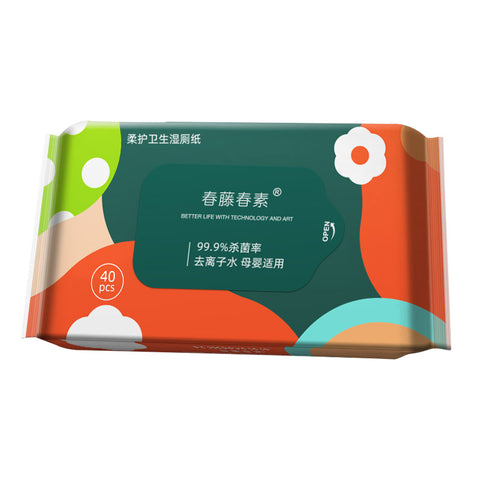 Gentle Care Flushable Wet Toilet Wipes